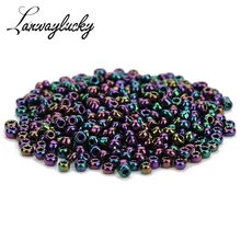 

40gram/lot 2.5mm Diameter Lampwork Loose Bead For Costume Jewelry Making Accessories For Original Gift Beads For Needlework