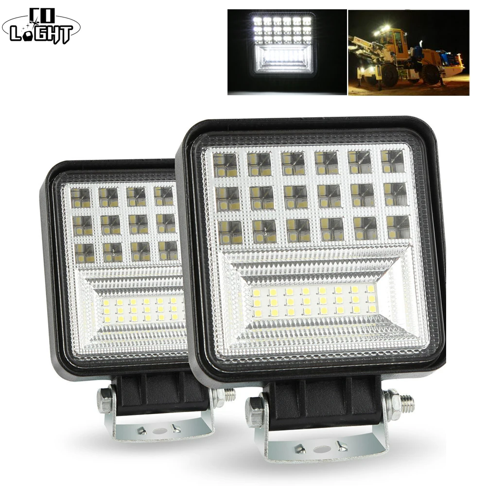 Светодиодный фонарь CO LIGHT 4 3 дюйма для внедорожника 63 Вт противотуманная фара DRL 12