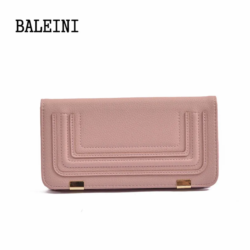 

BALEINI Wristband Women Long Clutch Wallet Large Capacity Wallets Female Purse Lady Purses Phone Pocket Card Holder Carteras