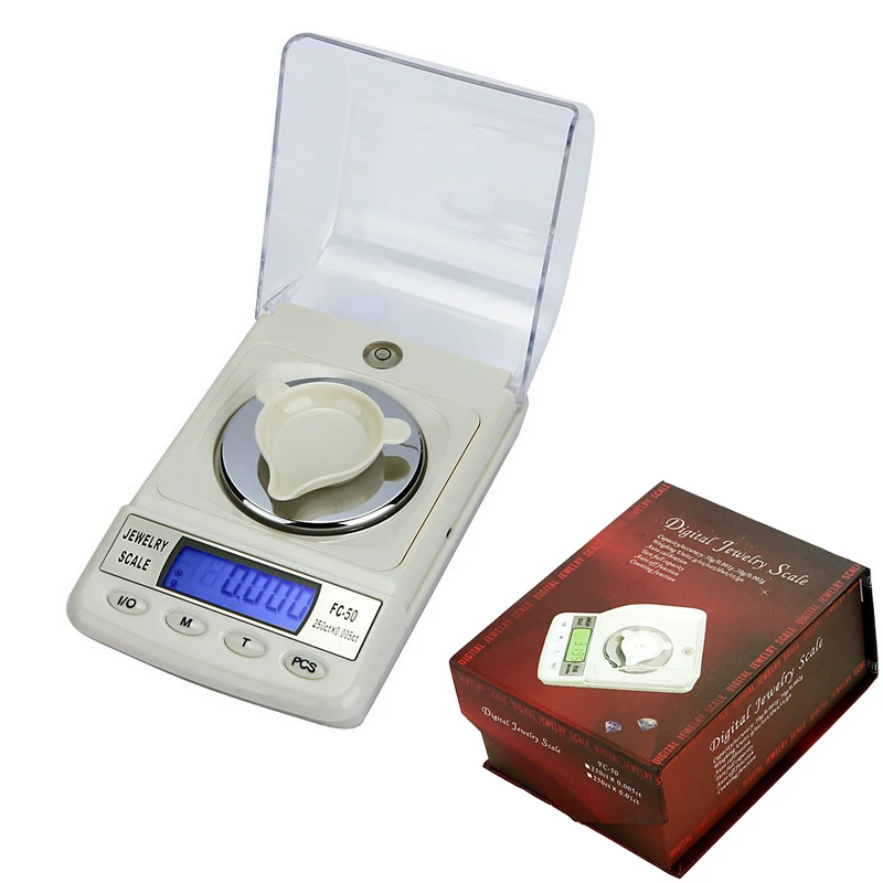 High Precision 0.001g 50g LCD Digital Gold carat Jewelry Diamond Pocket