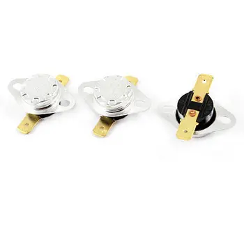 

3 x KSD301 2 Pins Terminal 45C Temperature Control Switch Thermostat AC 250V 15A
