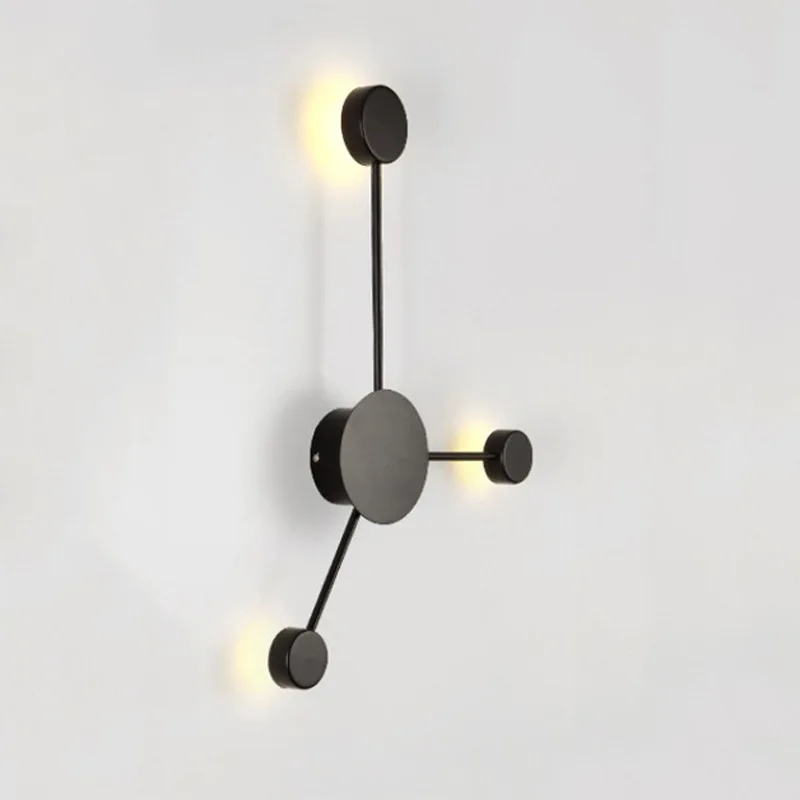 

Creative personality nordic wall light living room bedroom bedside light stair aisle corridor lighting fixture cafe lamp