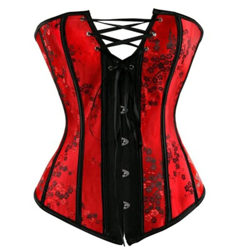 Godier Sexy Corsets And Bustiers Hollow Out Boned Overbust Costume
