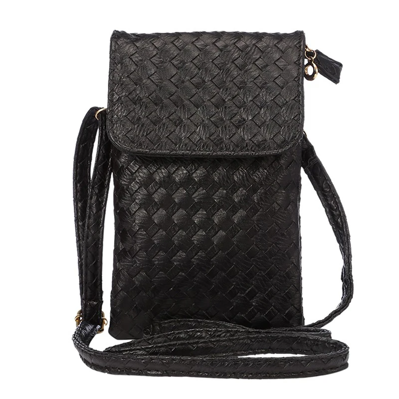 

Universal Crossbody Bag Phone Pouch for iPhone X XS XR XS Max 8 7 6 6s Plus for SamsungLuxury Leather Satchel with Strap