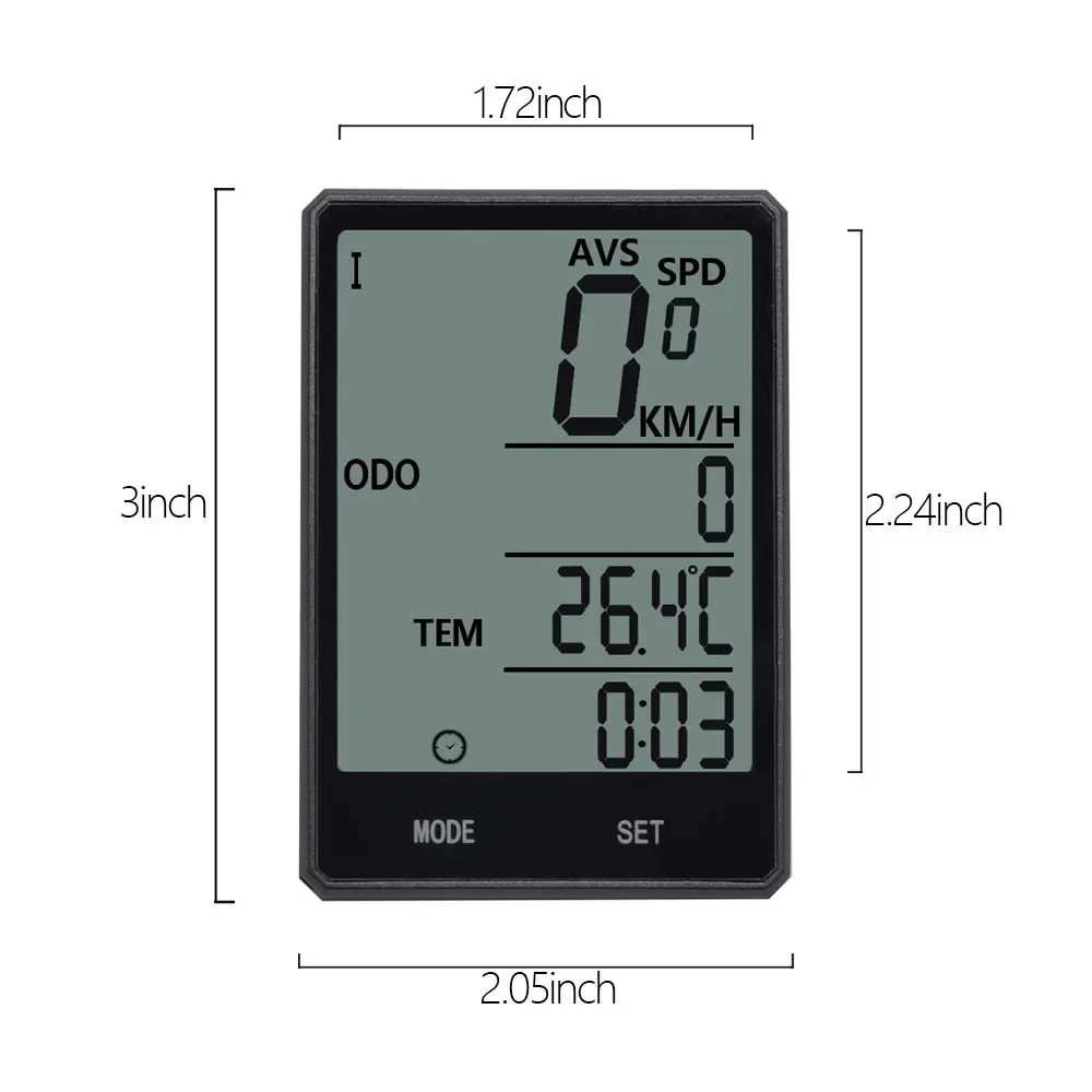 Waterproof Bicycle Computer Wireless And Wired MTB Bike bike computer wireless Cycling Odometer Stopwatch Speedometer