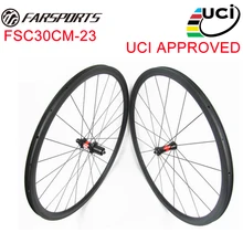 FSC30-CM-23, Toray carbon fiber 30mm triathlon bike carbon wheelset , DT hub straight pull hub , custom wheels available
