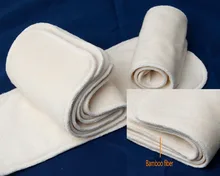 Pororo couches éponge de bambou, 5 pièces, 4 couches, Super doux de la nature, très absorbante, livraison gratuite