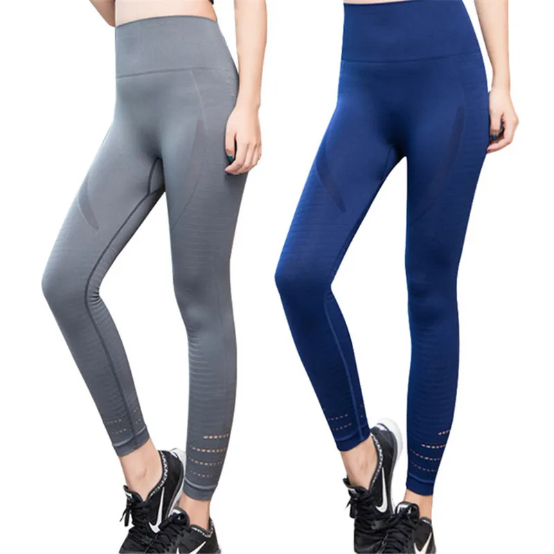 

Women High Waist Yoga Pants Running Sportswear Stretchy Fitness Leggings Tummy Control Seamless Yoga Leggings Shark Tights Pants