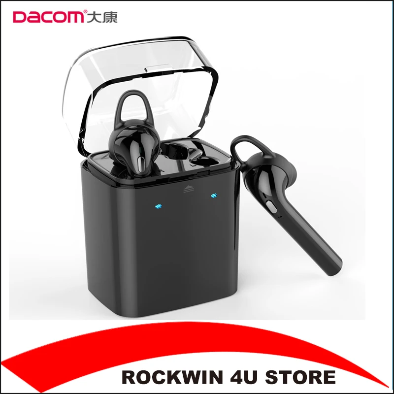 

Dacom GF7 TWS Black True Wireless Bluetooth 4.2 Earbuds earphones Mini In-Ear Double Twins EARPHONE for iphone7 Android XIAOMI