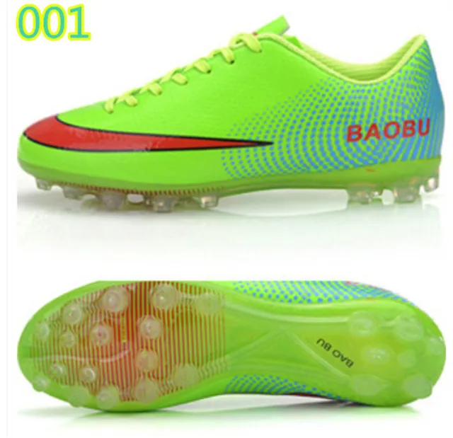 2015 HOT Soccer Shoes Discount Men Leather Ttraining Indoor Sneaker