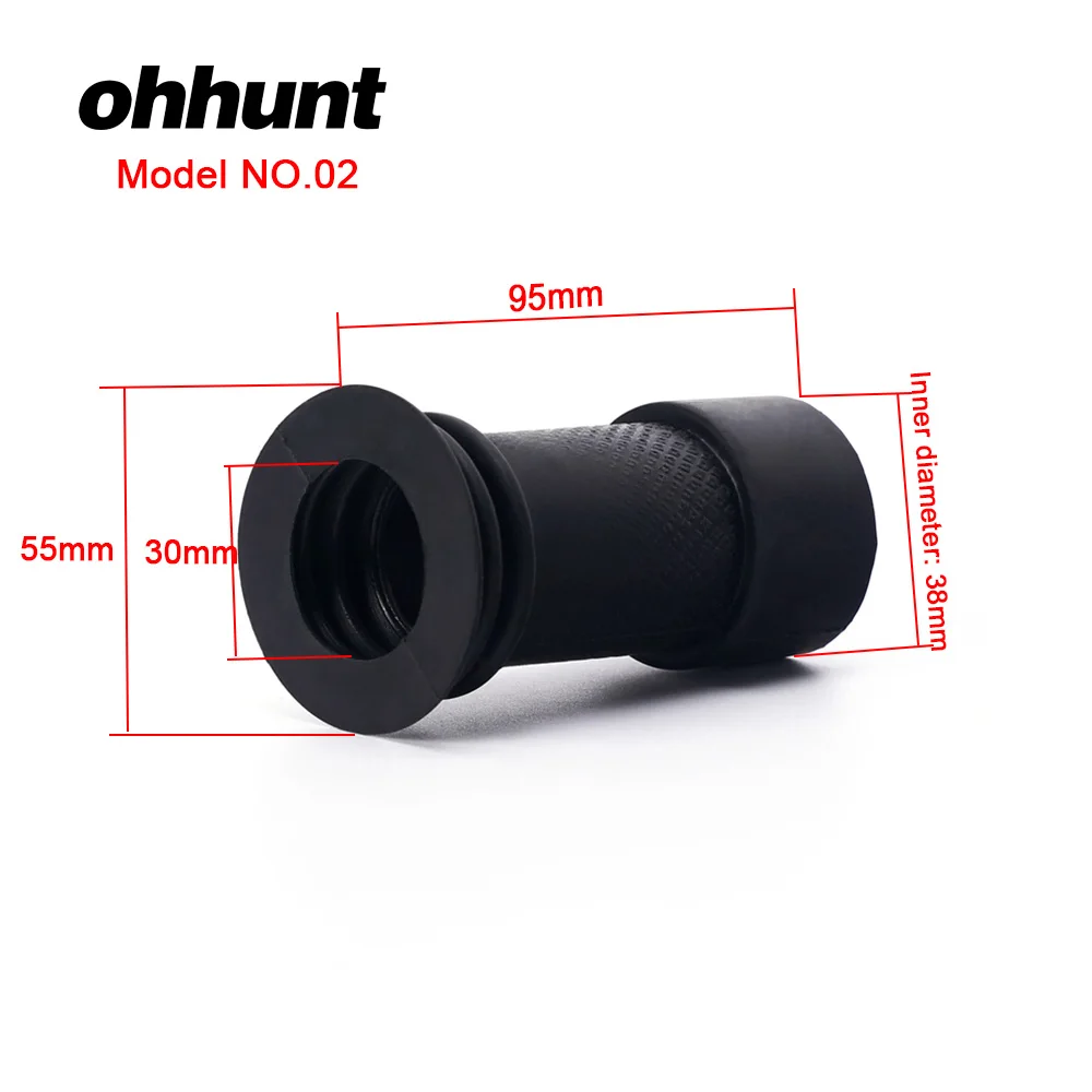 Ohhunt охотничий прицел, защита для глаз, резиновый, масштабируемость, зрение, тактический оптический прицел, Recoil, крышка объектива, наглазник