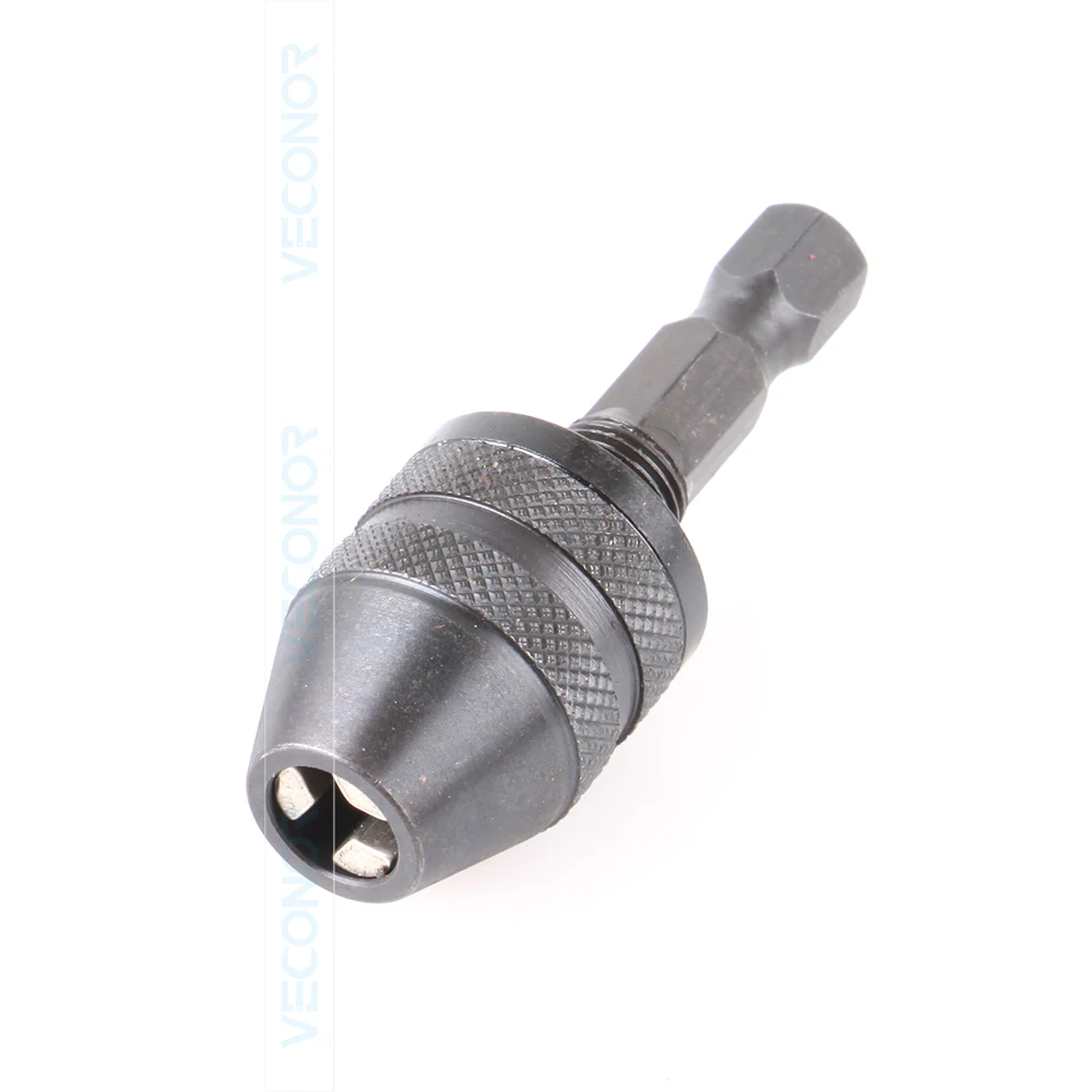 Keyless сверло Chuck 1/4 &quotШестигранным хвостовиком влияние отвертка адаптер конвертер