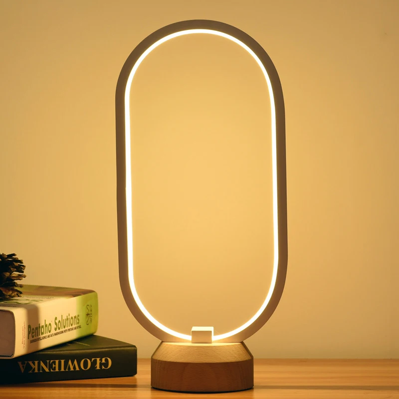 

Desk Lamp Wooden Table lamp Eye Protect desk light fixtures Wooden base power switch button Night Light study reading desk lamp