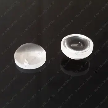 10 pz/lotto! 12mm di Diametro Vetro Ottico LED Lente Altezza 6mm Lente Piano-Convessa Lente per LED Ad Alta Potenza Della Lampada FAI DA TE