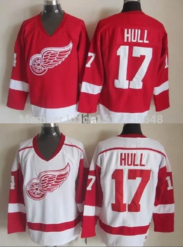 red and white hockey jersey