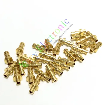 

Wholesale and retail 50pc copper plated gold Turret Lug for 2MM Fiberglass Terminal Tag Board Amps free shipping