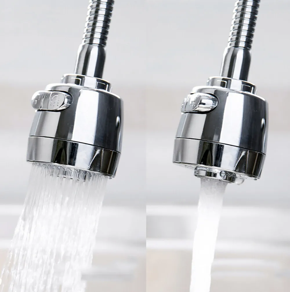 Flexible Faucet Sprayer Turbo Flex 360 Sink Sprayer Jet Water Saving Device