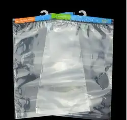 Висячий, из ПВХ пластиковый крючок молния сумки для женского нижнего белья Носок упаковка вешалка крюковые мешки