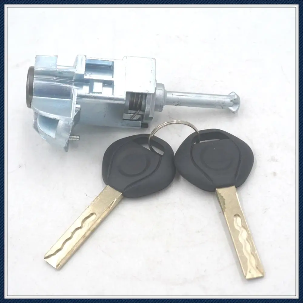 

Front Left Driver Door Lock Cylinder Barrel Assembly Key For BMW E46 325Ci 325i 325xi 330Ci 330i M3 3 Series