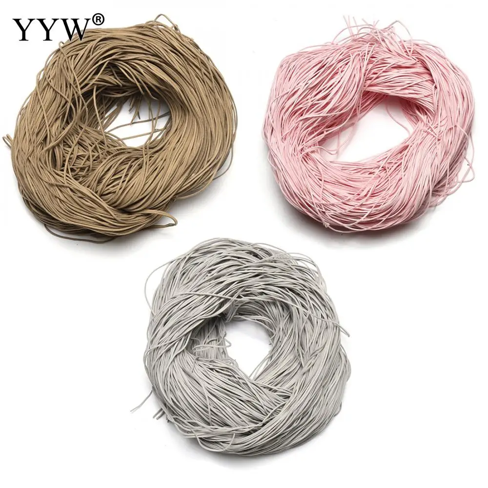 

2mm 500Yard Flat Faux Suede Braided Cord Korean Velvet Leather DIY Handmade Beading Bracelet Jewelry Making Thread String Rope