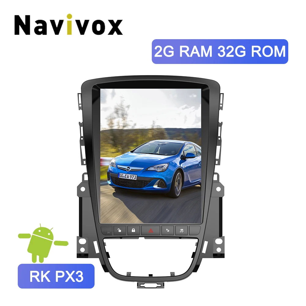 Navivox 10," вертикальный экран Opel Astra J Мультимедиа Android 7,1 автомобильный стерео Navigaton для Opel Astra J 2009- автомобильный DVD gps