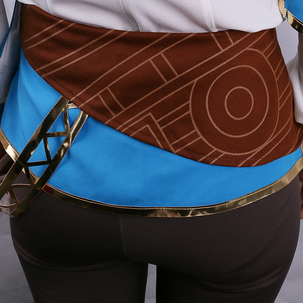 Hot Game The Legend of Zelda Twilight Princess Costume Suits Adult Women Dress t-shirt Pants Halloween Party Prop (5)