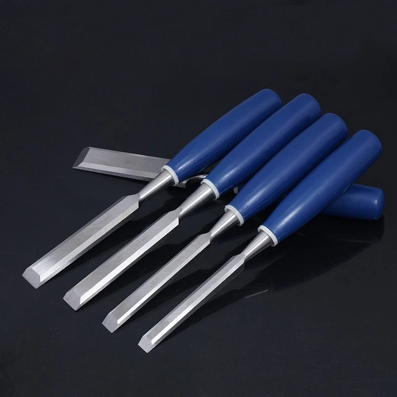 5pcs/set 3/8" 1" Carving Chisel Carpenter Tools Round Woodworking