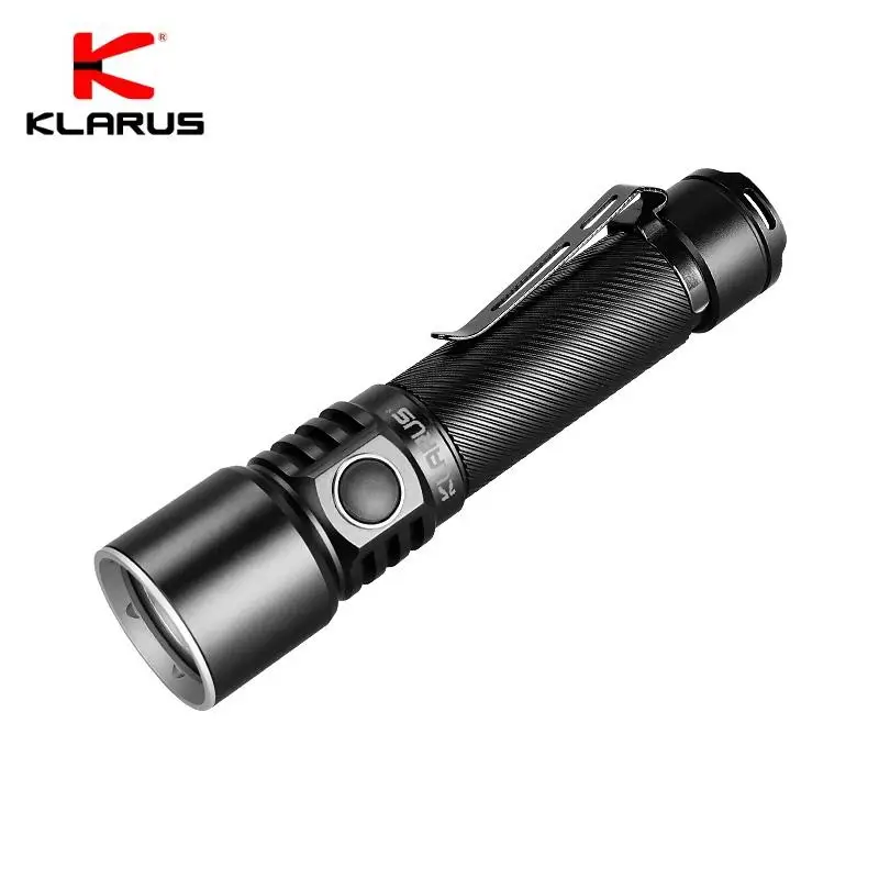 

KLARUS ST15R CREE XP-L HD V6 LED 1200 lumens Micro-USB charging port with protective cover with battery