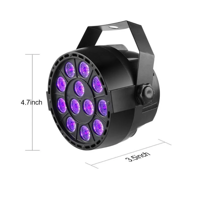 Авто звук активный 12X3 Вт 36X3 Вт 54X3 Вт УФ светодиодный светильник сценического освещения DMX512 Ультрафиолетовый черный светильник Par светильник Точечный светильник для дискотеки DJ Club