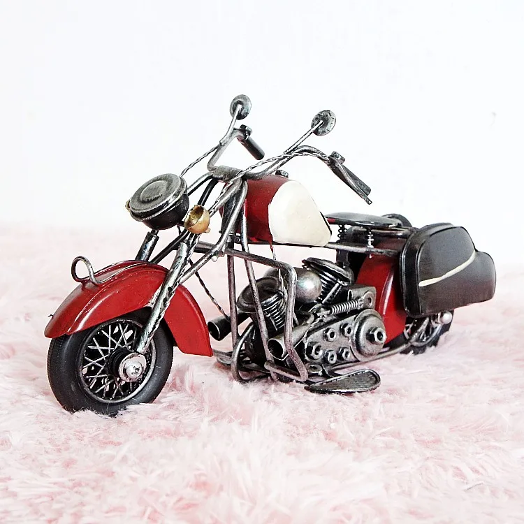 

Metal Motorcycle Model Memorial For Davidson Harley Birthday Gift Decoration Motorbike Models Toys For Kids Children