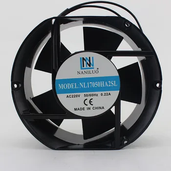 

NANILUO AC 220V 240V Fan 17251 172x172x51mm 17cm Ball Bearing Case Cooling Fan