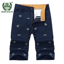 Большой Размеры 30-44 Для мужчин Летние повседневные брендовые Хлопок AFS джип Pattern Army Green Шорты мужской хаки грузов рабочие брюки