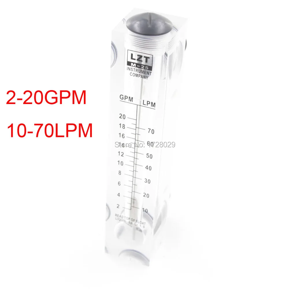 LZT M 25 Water Flow Meter Liquid Rotameter Flowmeter Flow Sensor 10