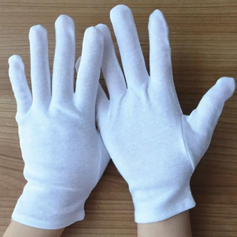 6 пар рук защитный Хлопок смеси Маникюр рабочая одежда стойкие перчатки