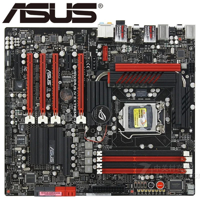 Asus Maximus IV Extreme Z настольная материнская плата Z68 Socket LGA 1155 i3 i5 i7 DDR3 32G ATX UEFI BIOS