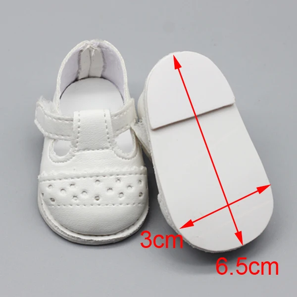 Doll Shoes Doll Accessories 1Pair Hot Dolls shoes For 1/4 16 inch salon baby shoes 6.5*2.8cm