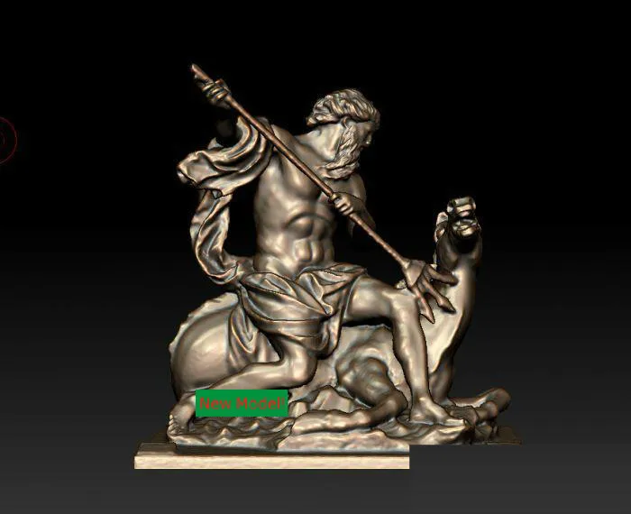 New model 3D model for cnc or 3D printers in STL file format Neptune photo