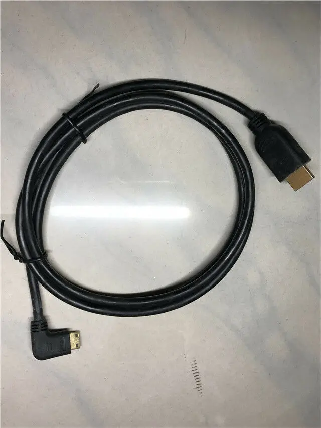 Для Hdmi to mini угол 90 ° кабель для Nikon D3400 D3300 D3200 D5300 D5600 D500 1 5 м| |