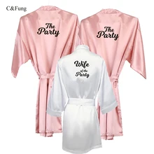 C& Fung, дизайн, вечерние Халаты для невесты, вечерние Халаты для невесты, подарок для невесты, кимоно для невесты, розовые халаты