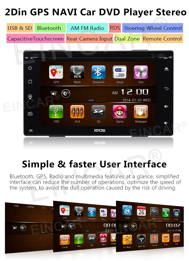 Perfect Car tape recorder gps Stereo Double Din Car DVD Player GPS Navigation Headunit Radio for Universal car USB SD in Center console 3 Perfect Car tape recorder gps Stereo Double Din Car DVD Player GPS Navigation Headunit Radio for Universal car USB SD in Center console 3