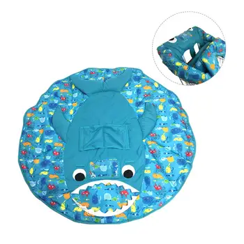 

3-in-1 Kids Children's Cushion Trolley Game Pad Dining Chair Cushion Infant Cute Cartoon Print Case Safe Portable Pad Mat