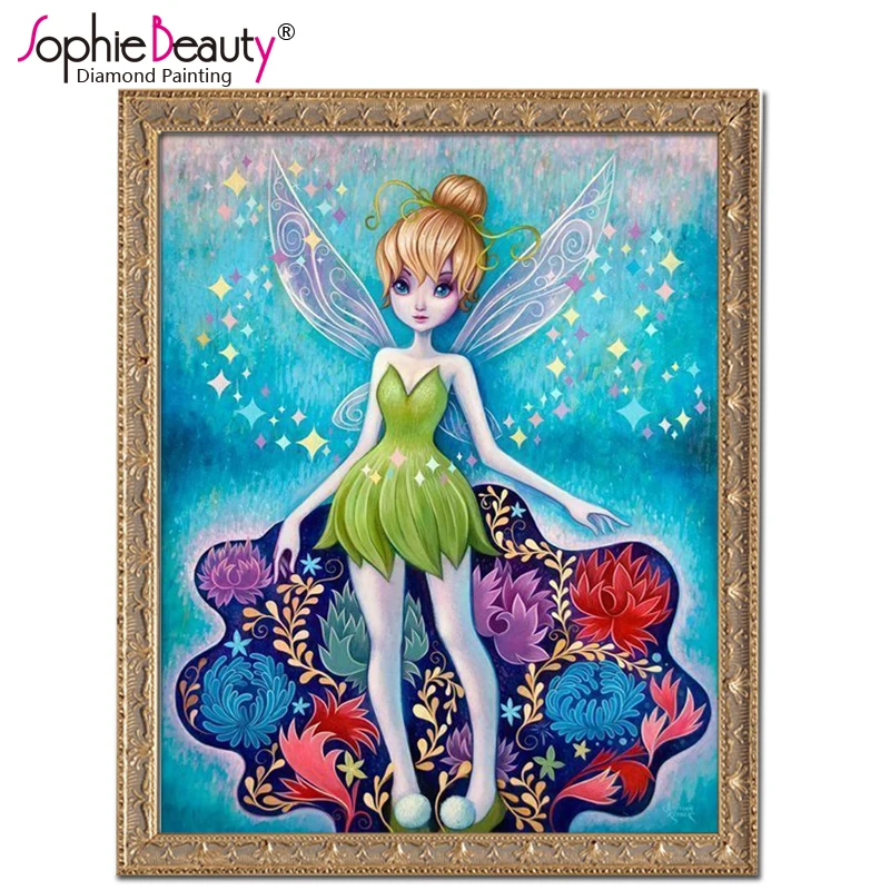 

2018 Direct Selling Europe Diy Diamond Painting Cross Stitch Embroidery Beautiful Mermaid Princess New Style Conch Girl Mosaic