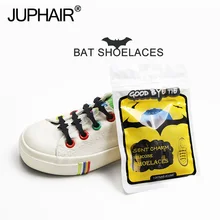 3 комплекта 36 шт летучая мышь шнурки многоцветный унисекс дизайн спортивный бег без галстука эластичные силиконовые шнурки для обуви летучая мышь типа шнурки
