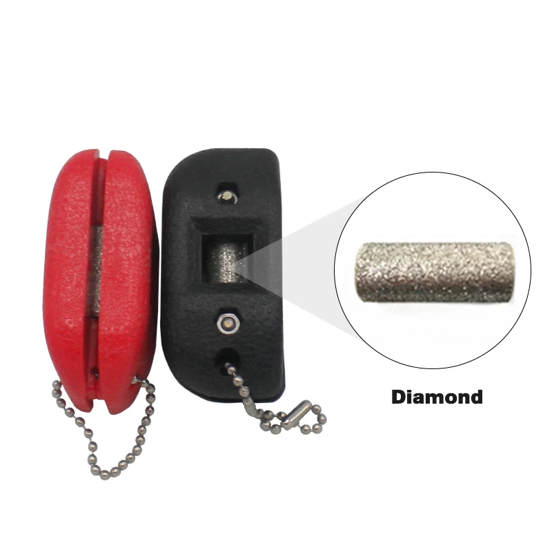 Günstige Skating Grinder Runde Schwarz Diamant Skate Zubehör Einstellbare Lücke Skating Grinder Werkzeug Skate Klinge Spitzer