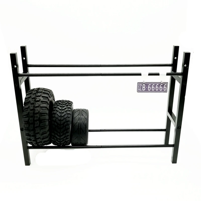 RC 1/10 Scale Wheels Rim Tires/Tyres Storage Rack for RC Crawler 1/10 1/8 Tires Traxxas TRX-4 Axial SCX10 D90 D110 TF2 RC Car