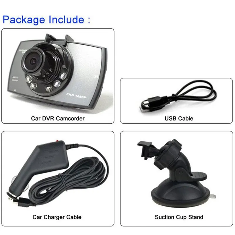 HD 1080 P 2,7 "Видеорегистраторы для автомобилей CCTV DashDashboard Cam Камера видео Регистраторы G-Сенсор