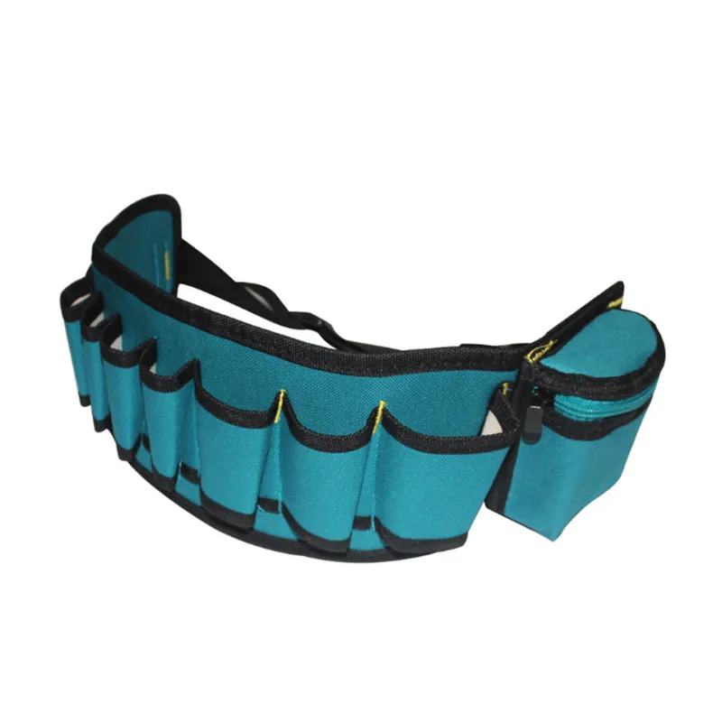 

Multi-pockets Tool Bag Waist Pockets Electrician Tool Bag Oganizer Carrying Pouch Tools Bag Belt Waist Pocket Case 53 x 13x 2 cm