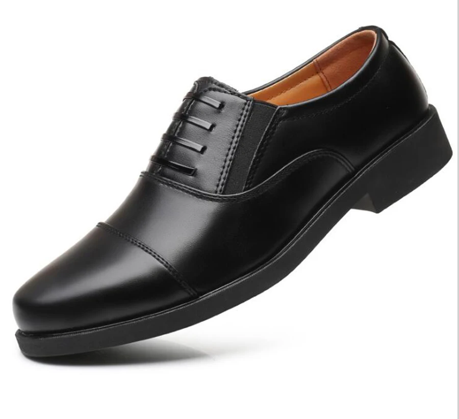 

Spring and Autumn New Set of Feet Officer Three Joint Leather Shoes School Men's Shoes Business Casual Shoes Men's Shoes
