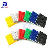 1 pièce 6 couleur valeur jaune/blanc/rouge/vert/bleu/noir PCB 170 Tie-Points Mini platine de prototypage sans soudure pour Arduino Proto Shield(China)