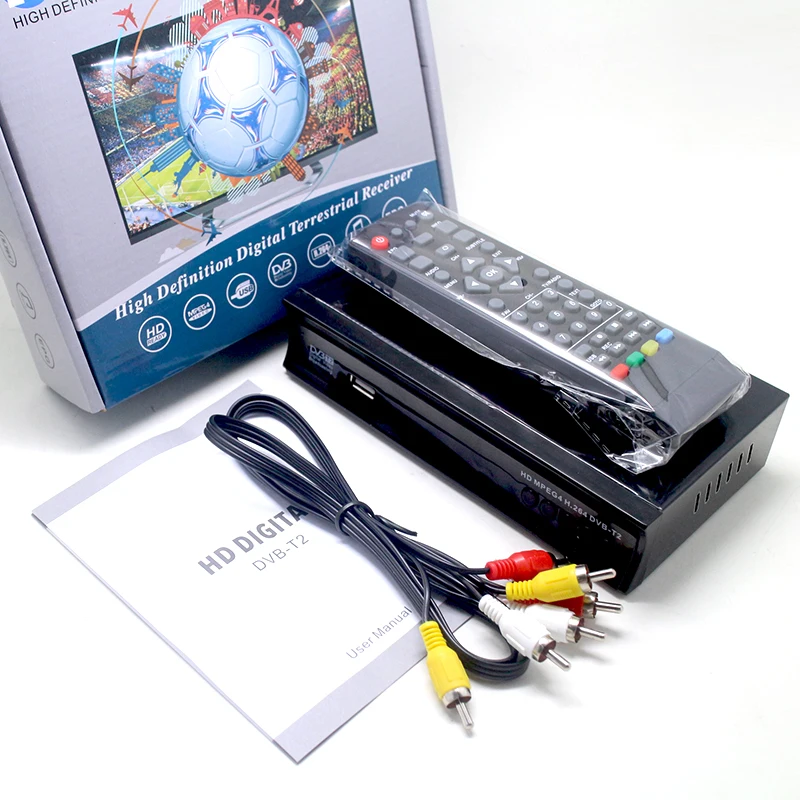 WiFi Set Box DVB T2 DVB-T2 Terrestrial Receiver HD Digital M2 TV Tuner Receivable Networking MPEG4 TV Russian Europe